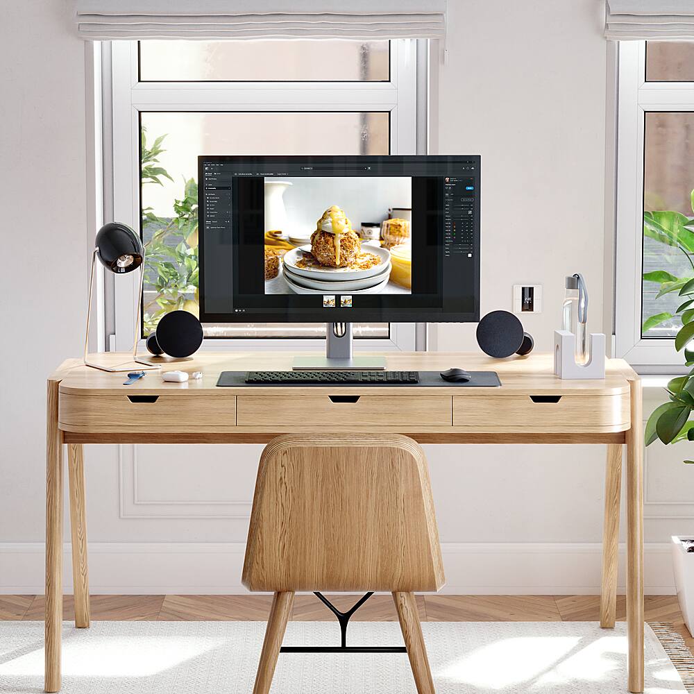 Alt View 18. Alogic - Clarity Max Pro 27" 60 Hz UHD 4K Monitor with USB-C, 65W Power Delivery and 8MP Smart Webcam - Black.