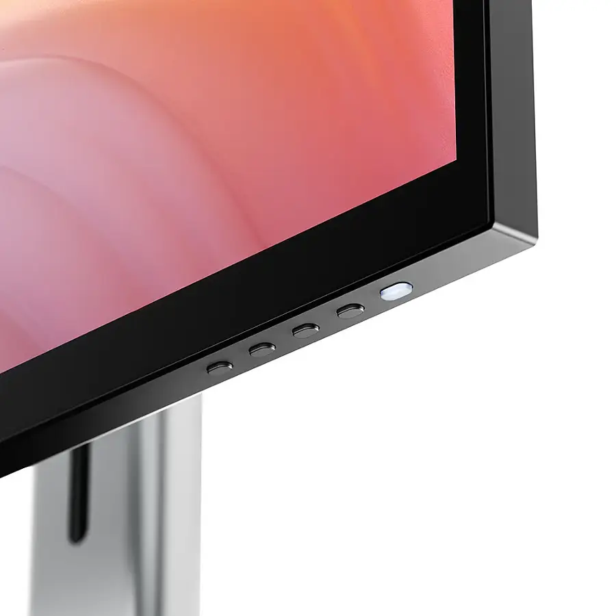 Alt View 15. Alogic - Clarity Max Pro 27" 60 Hz UHD 4K Monitor with USB-C,  65W Power Delivery and 8MP Smart Webcam - Black.