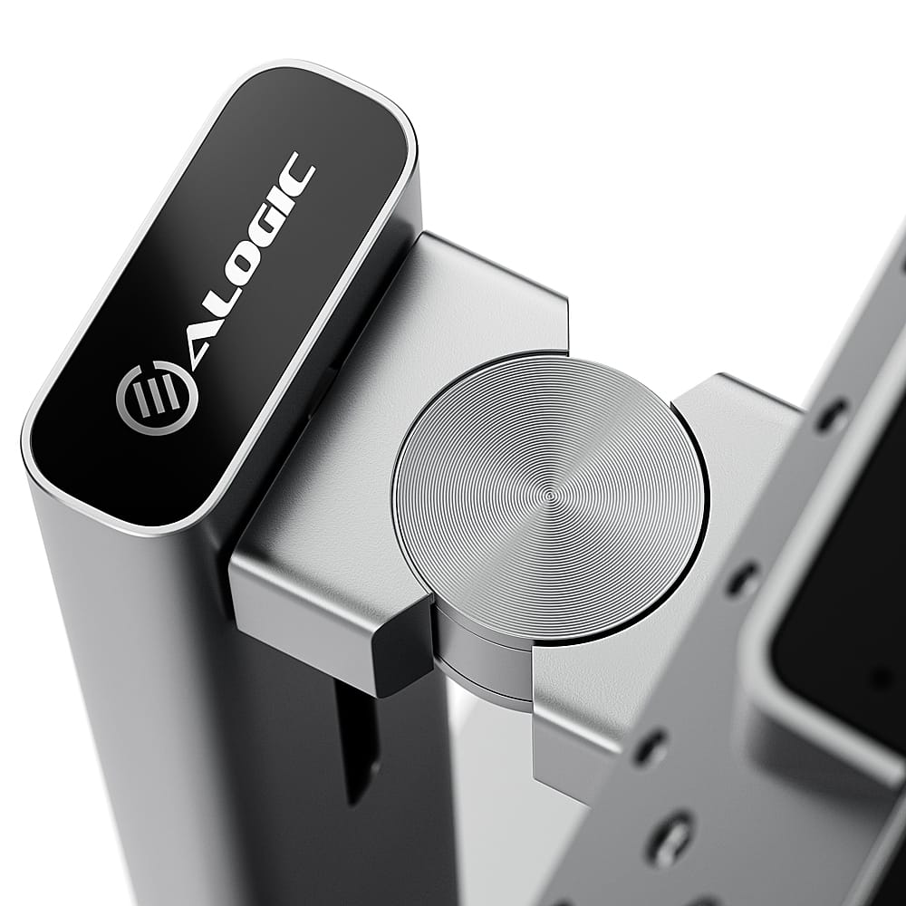 Alt View 17. Alogic - Clarity Max Touch 27" UHD 4K Monitor with USB-C Power Delivery, Webcam, Touch Screen, 4k Monitor, & 65W Power Delivery - Black.