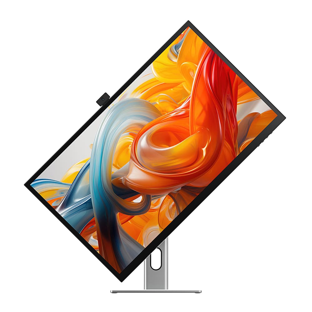 Alt View 12. Alogic - Clarity Max Touch 27" UHD 4K Monitor with USB-C Power Delivery, Webcam, Touch Screen, 4k Monitor, & 65W Power Delivery - Black.