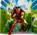 Iron Man is a fictional superhero character that appears in comic books and movies. He is a wealthy inventor and playboy named Tony Stark, who creates a suit of armor to protect him from harm. The suit, which is red and gold, is equipped with advanced technology and weaponry, allowing Iron Man to fight against various villains and protect the world. Iron Man is known for his intelligence, resourcefulness, and quick wit, as well as his impressive physical abilities and the suit's advanced technology.