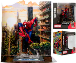 Marvel Spider-Man 1:10th Scale 3.6" Posed Figure with Scene (Spider-Man #6)