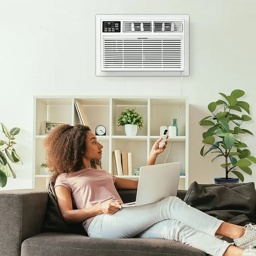 Alt View 15. Whirlpool - 12,000 BTU 230V Through the Wall Air Conditioner - White.