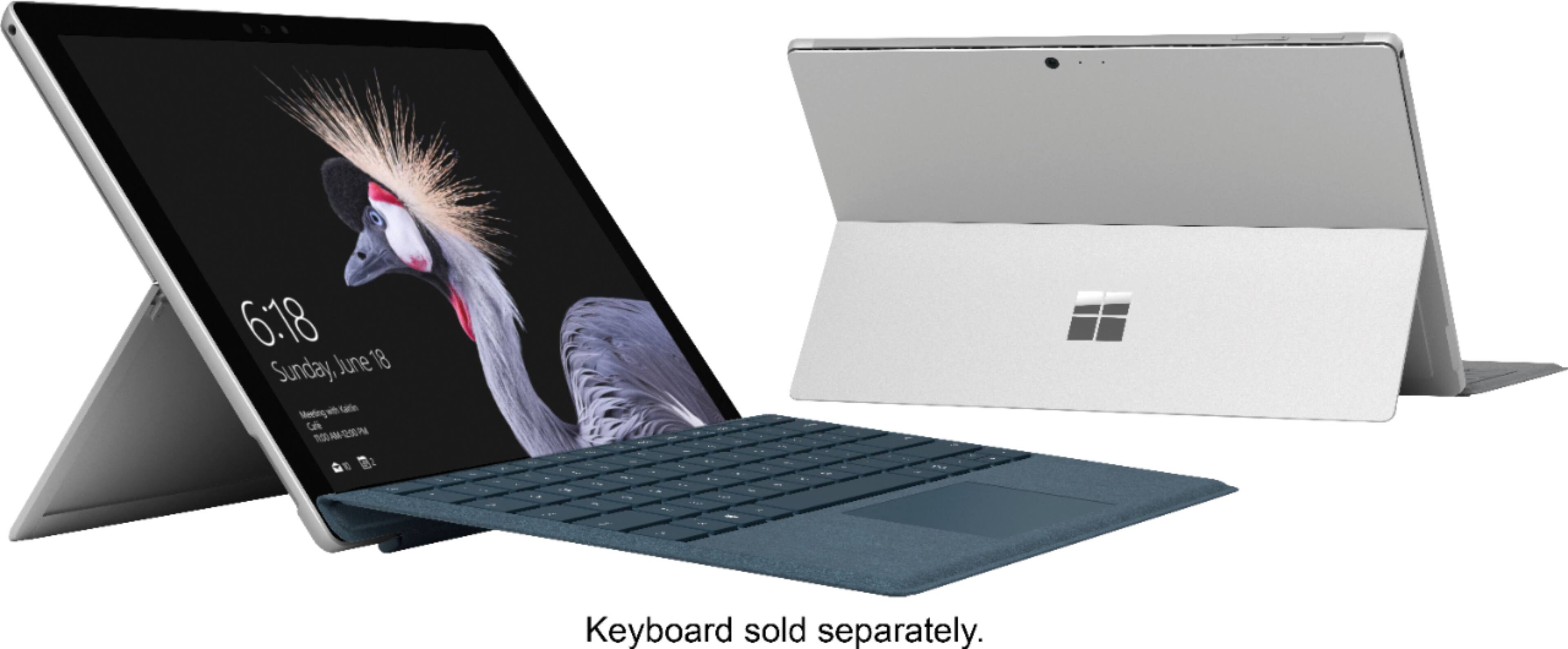 Alt View 12. Microsoft - Refurbished Surface Pro - 12.3" Touch-Screen - Intel Core i5 - 8GB Memory / 128 GB Solid State Drive (Fifth Generation) - Silver.