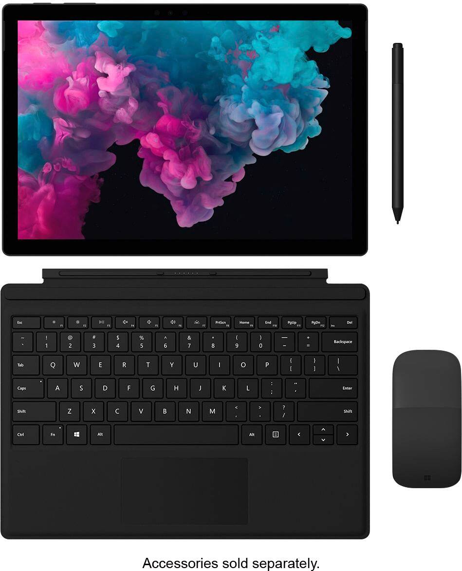 Alt View 12. Microsoft - Refurbished Surface Pro 6 - 12.3" Touch Screen - Intel Core i5 - 8GB Memory - 256GB Solid State Drive - With Keyboard - Black.