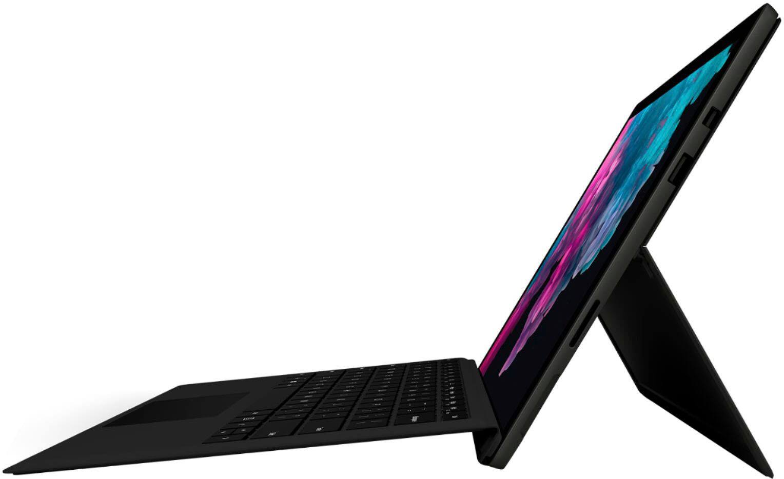 Alt View 13. Microsoft - Refurbished Surface Pro 6 - 12.3" Touch Screen - Intel Core i5 - 8GB Memory - 256GB Solid State Drive - With Keyboard - Black.