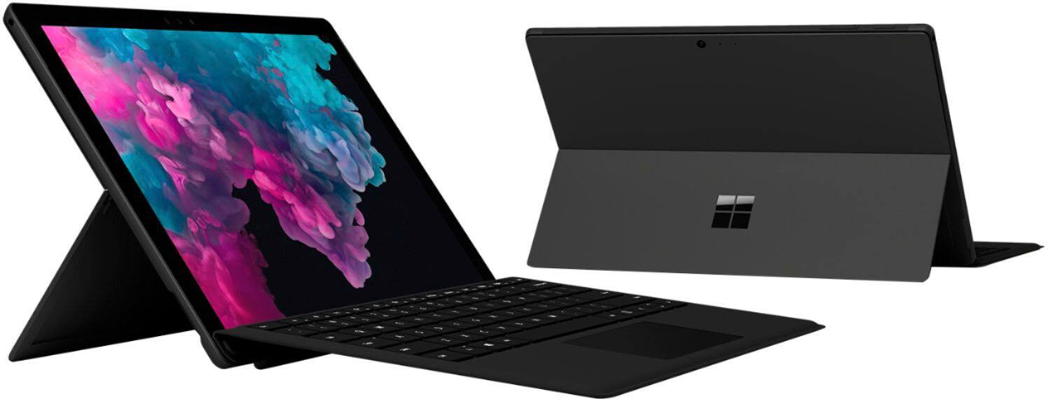 Alt View 14. Microsoft - Refurbished Surface Pro 6 - 12.3" Touch Screen - Intel Core i5 - 8GB Memory - 256GB Solid State Drive - With Keyboard - Black.