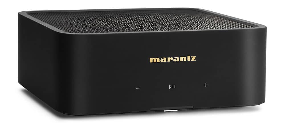 Angle. Marantz - MODEL M1 100W 2.1 Ch. Wireless Streaming Amplifier - Black.