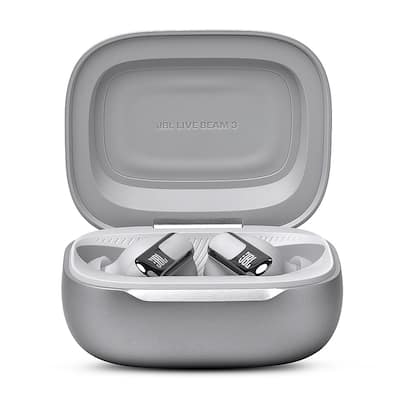 JBL Live Beam 3 True Wireless Noise Cancelling Earbuds 2024 Silver JBL Live Beam 3 True Wireless Noise Cancelling Earbuds 2024 Silver