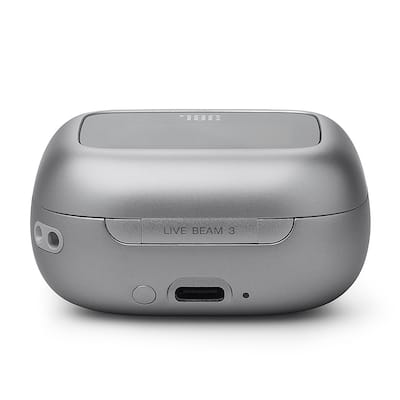 JBL Live Beam 3 True Wireless Noise Cancelling Earbuds 2024 Silver JBL Live Beam 3 True Wireless Noise Cancelling Earbuds 2024 Silver