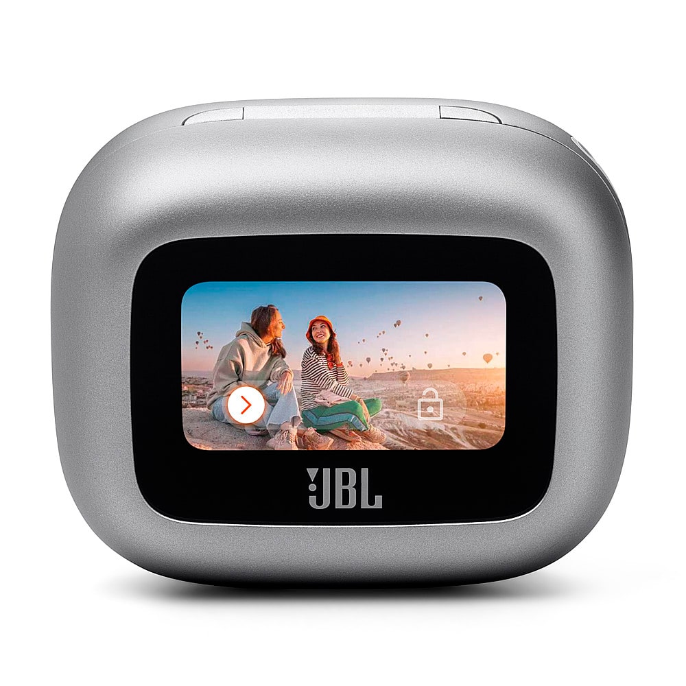 Alt View 12. JBL - Live Buds 3 True Wireless Noise Cancelling Earbuds - Silver.