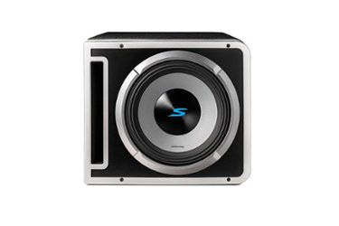 Alpine - Halo S-Series Single 12" Dual Voice Coil Preloaded Subwoofer Enclosure with ProLink - Black - Front_Zoom