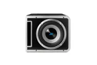 Alpine - Halo S-Series Single 10" Dual Voice Coil 2-Ohm Preloaded Subwoofer Enclosure with ProLink - Black - Front_Zoom