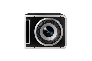 Alpine - Halo S-Series Single 10" Dual Voice Coil Preloaded Subwoofer Enclosure with ProLink - Black - Front_Zoom