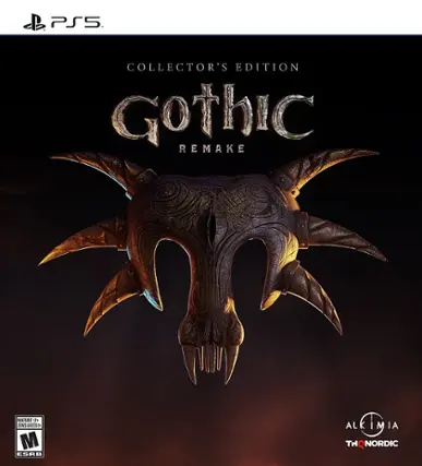 PS5 Collector's Edition Gothic Remake Mature 17+ SADUUTES D M ESRB AL ALKIMIA K I IA THONORDIC TH - M (Mature 17+)