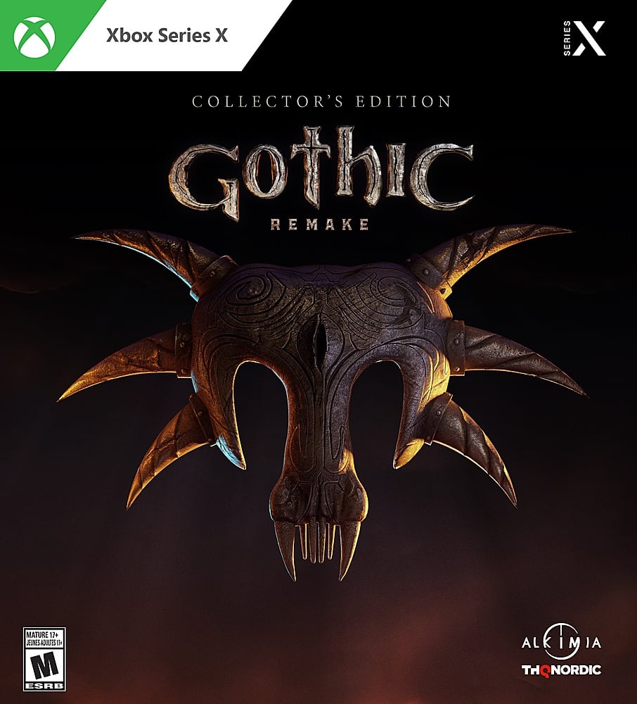 Xbox Series X Collector's Edition Gothic Remake Mature 17+ ESRB.