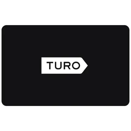 Front. TURO - $100 Gift Card.