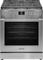 Frigidaire - Professional 30 in Wide 6 burners 6.0 Cu. Ft. Slide-In Total Convection Range with Air Fry - Stainless Steel