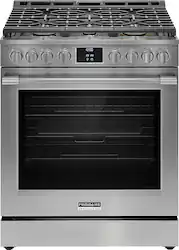 Frigidaire - Professional 6.0 Cu. Ft. Slide-In Total Convection Range with Air Fry - Stainless Steel - Front_Zoom