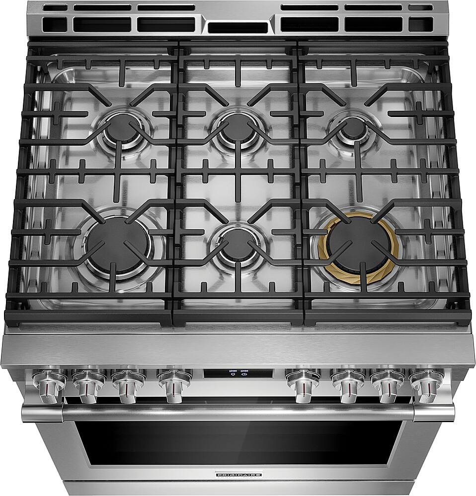 Alt View 11. Frigidaire - Professional 6.0 Cu. Ft. Freestanding Total Convection Range with Air Fry - Stainless Steel.