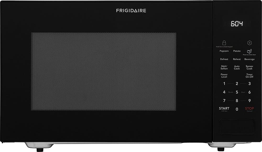 Frigidaire - 1.6 Cu. Ft. Built-In Microwave - Black - Front_Zoom
