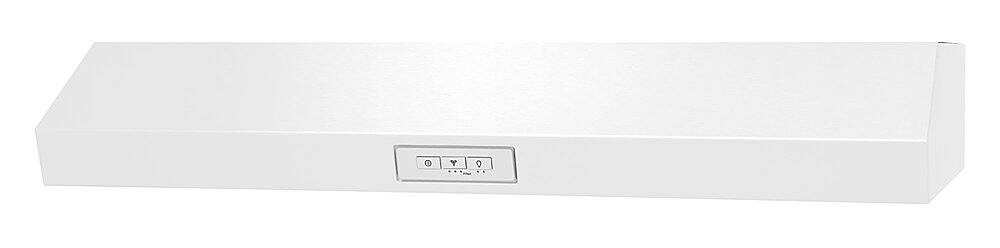 Angle. Frigidaire - Frigidaire 30" Convertible Range Hood - White.