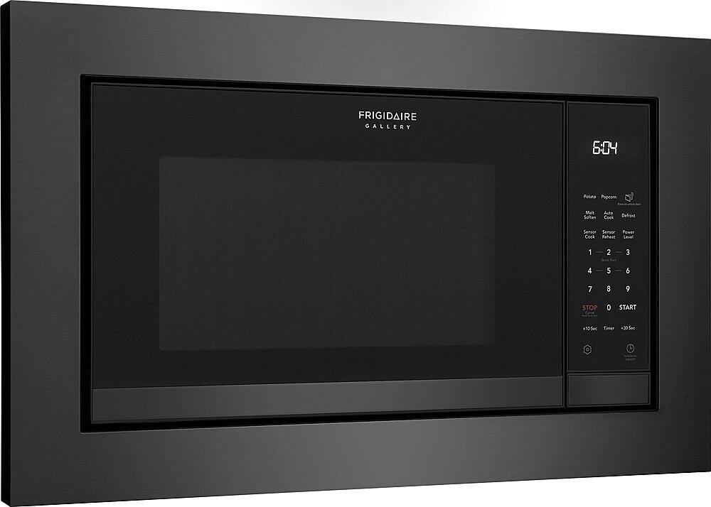 Frigidaire Gallery 6.04 Potato Popcorn Me't Suften Cook Defrost Sensor Sensor Heater Cook Reheat 1 2 3 4 | 5 6 7 8 9 STOP D START 105ec Timer +30:5+ Sec