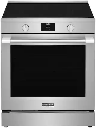 Front. Frigidaire - Professional 6.2 Cu. Ft Freestanding Induction Range with Total Convection - Stainless Steel.