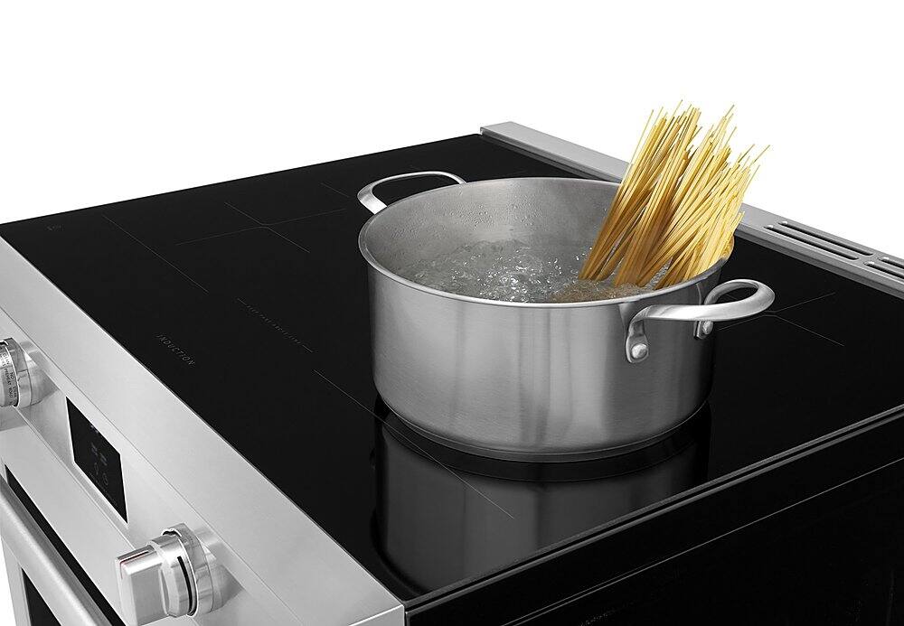 Alt View 14. Frigidaire - Professional 6.2 Cu. Ft Freestanding Induction Range with Total Convection - Stainless Steel.