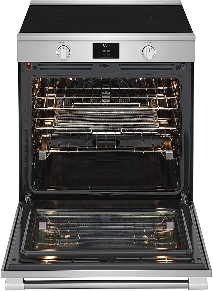 Alt View 1. Frigidaire - Professional 6.2 Cu. Ft Freestanding Induction Range with Total Convection - Stainless Steel.