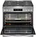 Alt View 11. Frigidaire - Gallery 4.6 Cu. Ft. Freestanding Dual-Fuel Total Convection Range with Air Fry - Stainless Steel.