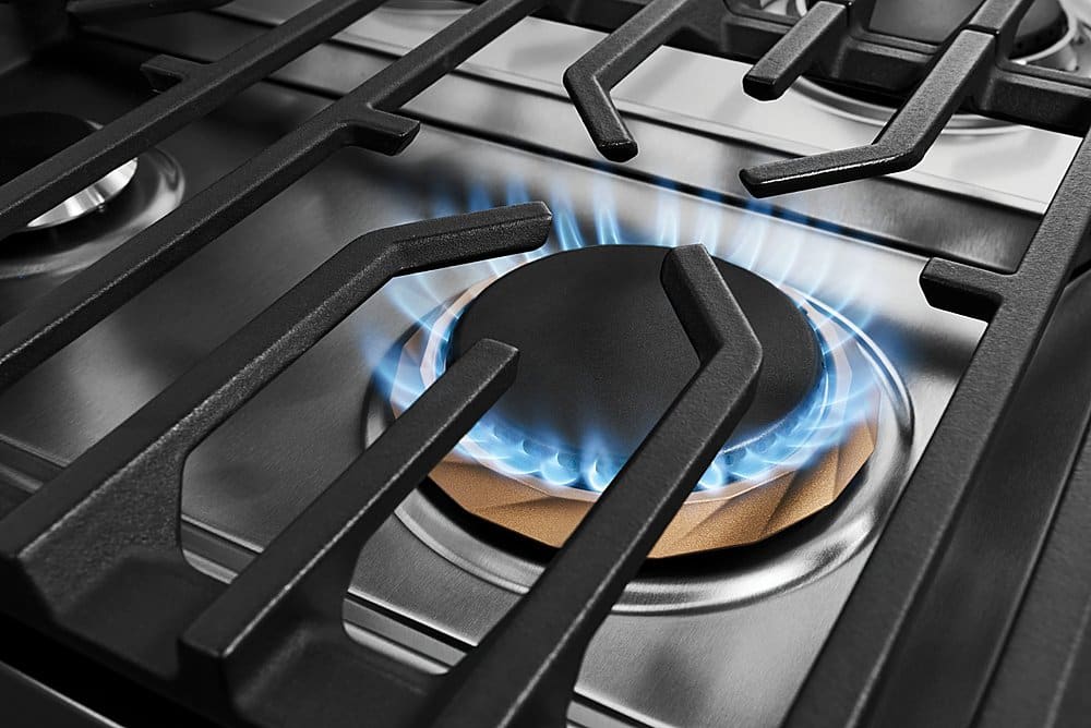 Alt View 14. Frigidaire - Gallery 4.6 Cu. Ft Freestanding Gas Total Convection Range with Air Fry - Stainless Steel.