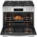 Alt View 1. Frigidaire - Gallery 4.6 Cu. Ft Freestanding Gas Total Convection Range with Air Fry - Stainless Steel.