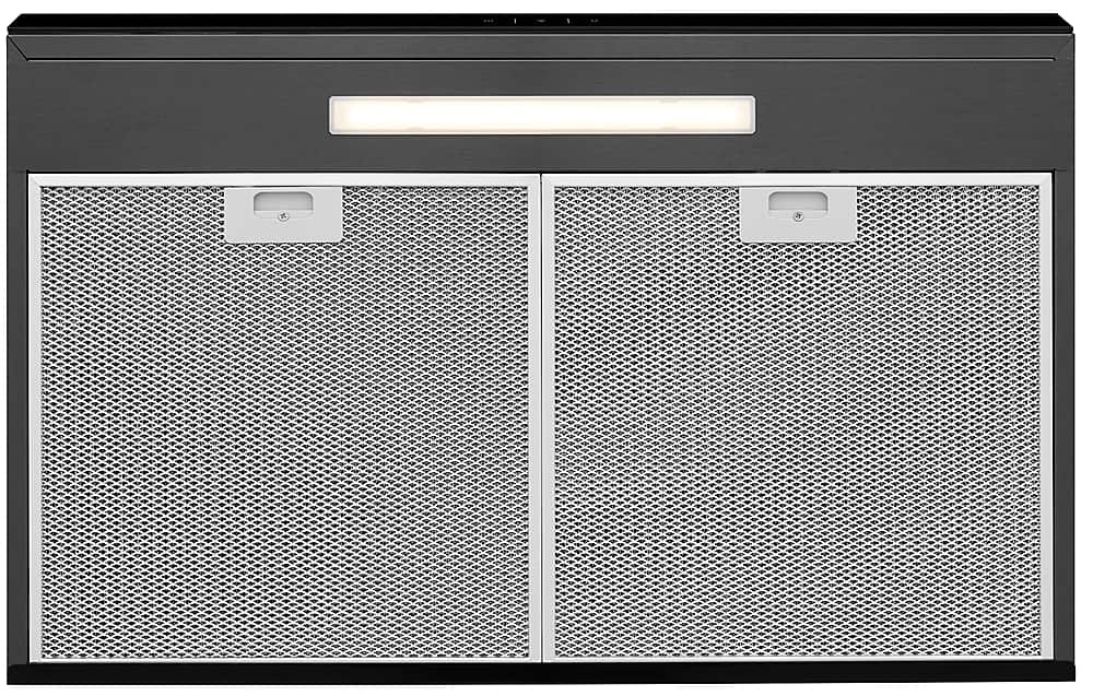 Alt View 12. Frigidaire - Frigidaire 30" Convertible Range Hood - Black Stainless Steel.