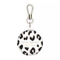 kate spade new york - Keychain Holder for Apple Airtag - City Leopard - Angle_Zoom