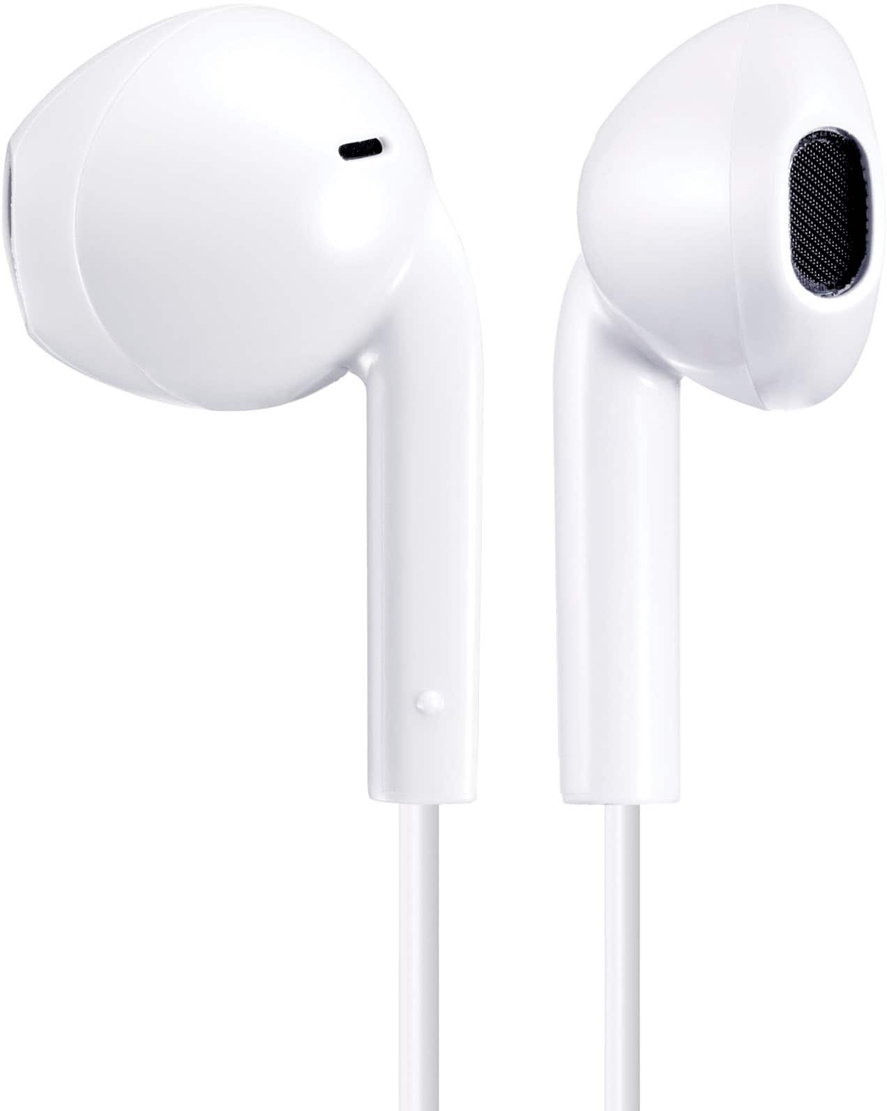 Angle. JVC - JVC USB-C Wired Earbuds - White.