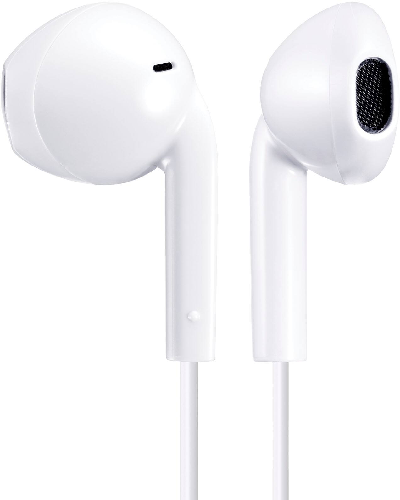 Angle. JVC - JVC USB-C Wired Earbuds - White.
