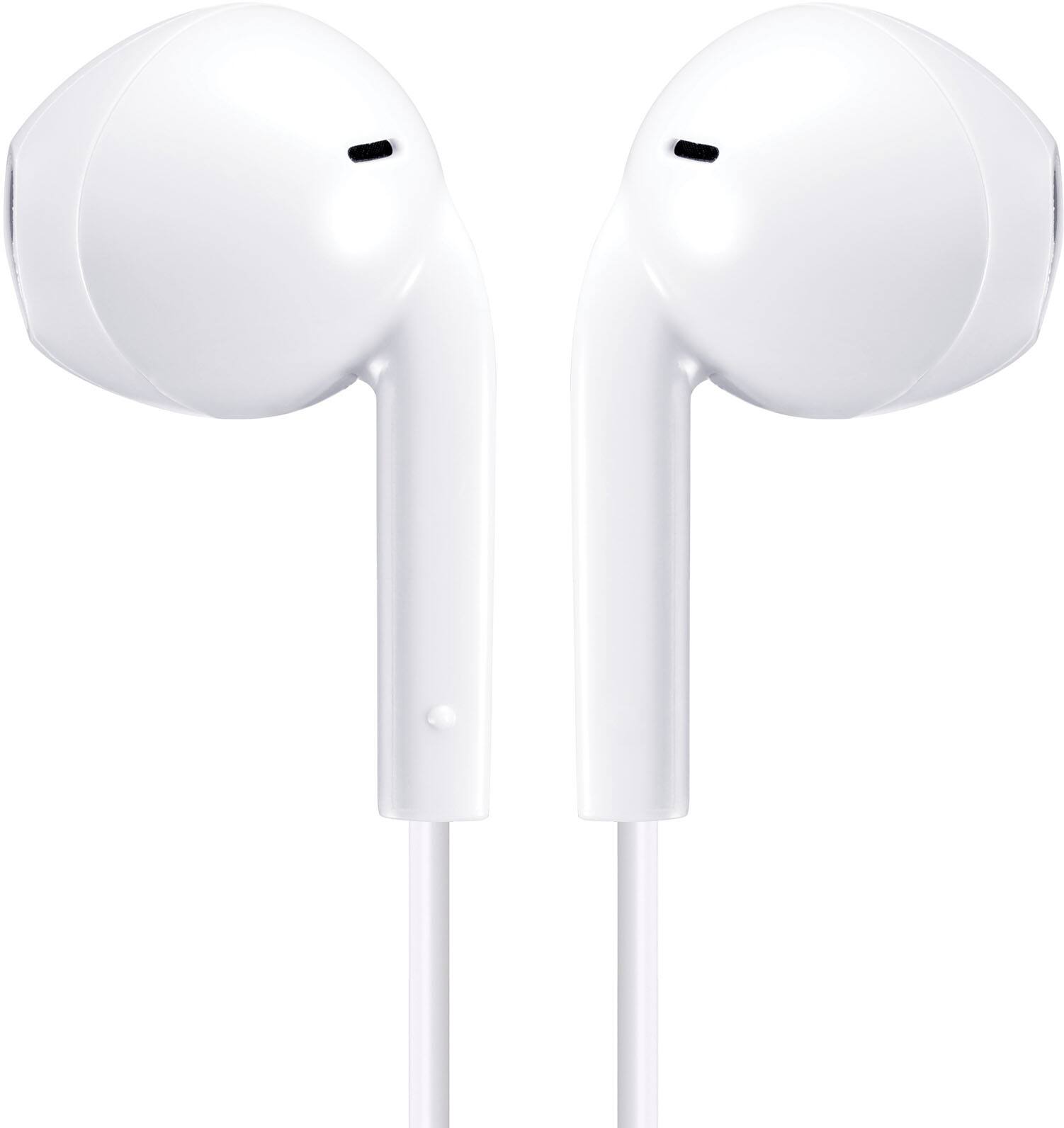 Left. JVC - JVC USB-C Wired Earbuds - White.