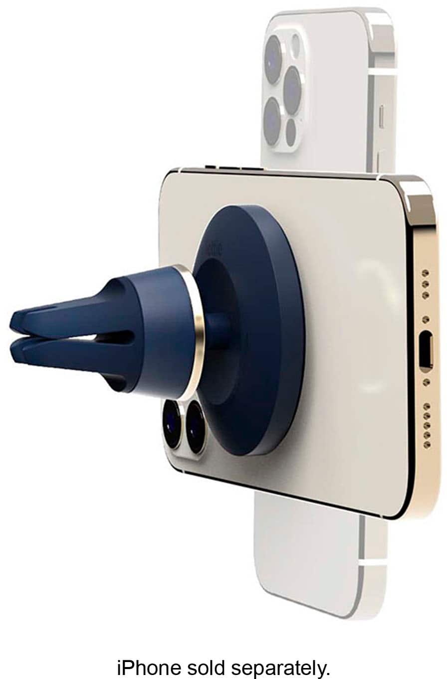 Alt View 17. iOttie - iOttie Velox Mini MagSafe Compatible Air Vent Car Mount with Magnetic Adapter Ring - Black - Black.