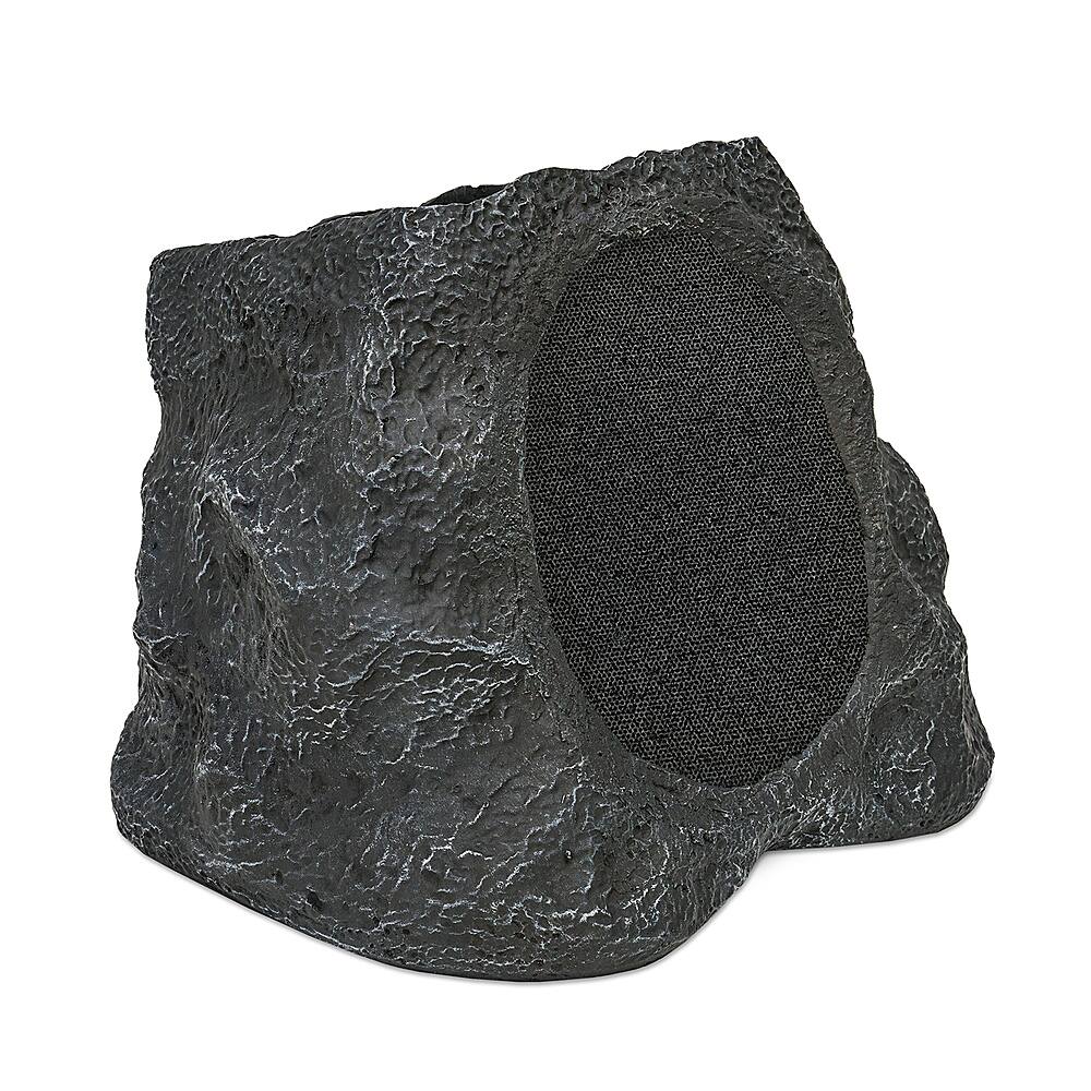 Alt View 14. Victrola - Outdoor Wireless Bluetooth Solar Rock Speaker Connect (Each) - Granite.