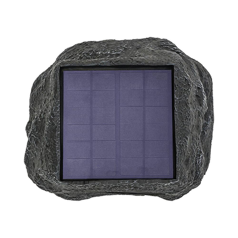 Alt View 15. Victrola - Outdoor Wireless Bluetooth Solar Rock Speaker Connect (Each) - Granite.