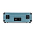 Alt View 15. Victrola - Journey Bluetooth Suitcase Record Player with 3-speed Turntable - Smoke Blue.