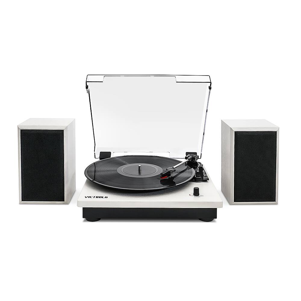 Victrola Montauk Bluetooth Record Player with 3 speed Turntable and