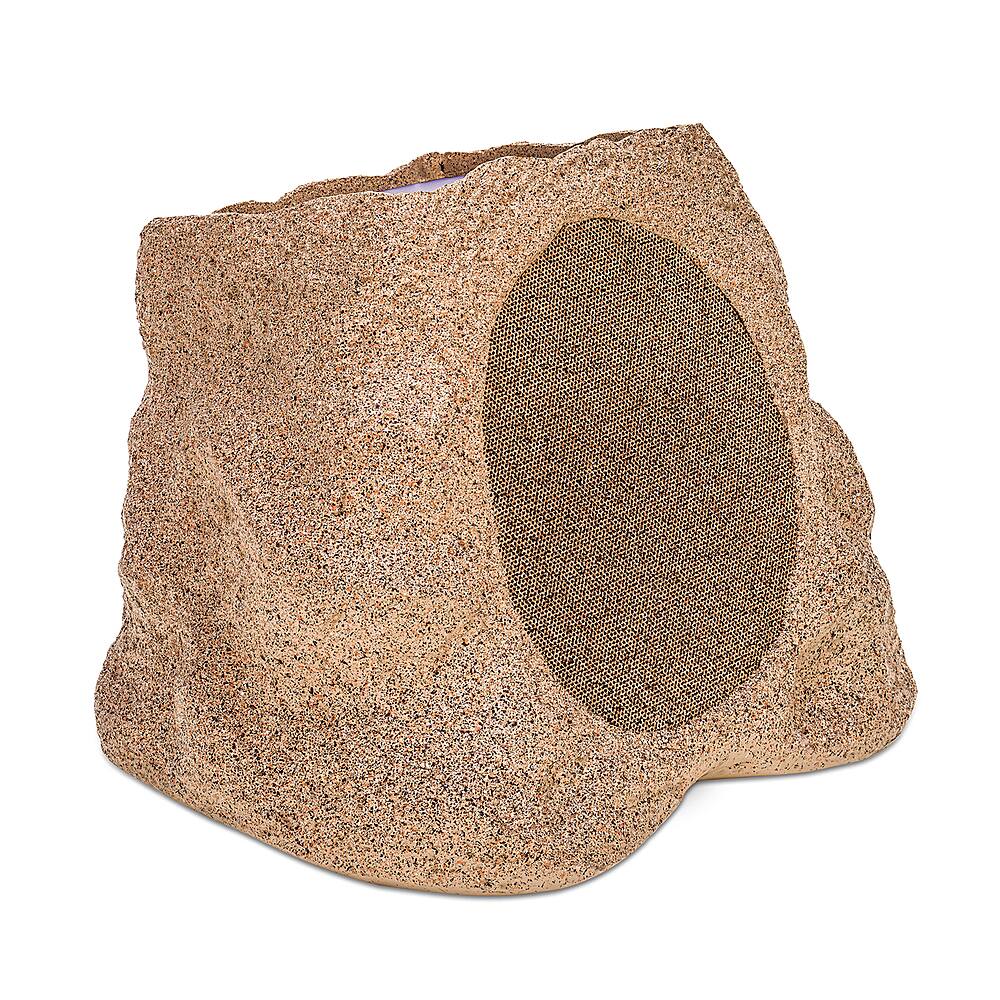 Alt View 14. Victrola - Outdoor Wireless Bluetooth Solar Rock Speaker Connect (Each) - Sand.