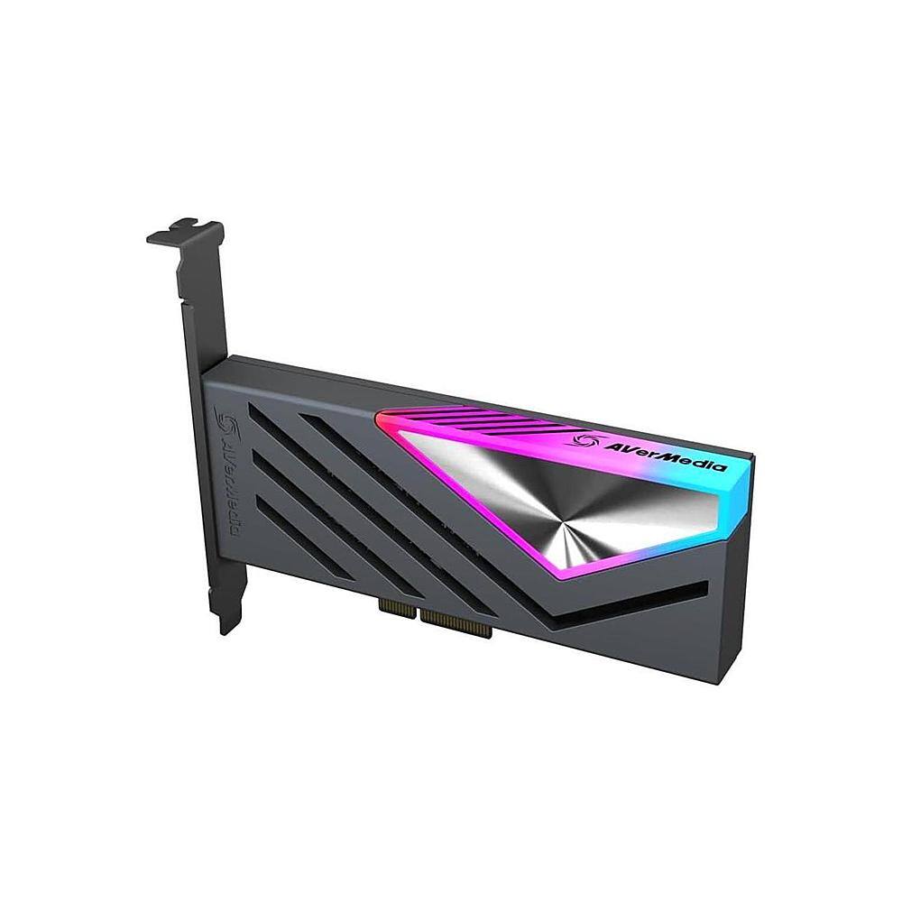 Front. AVerMedia - HDMI 2.1 PCIe Capture Card - Black.