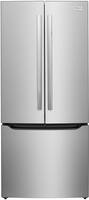 Frigidaire - Gallery 20.0 Cu. Ft. French Door Standard-Depth Refrigerator with Internal Water Dispenser - Smudge Proof Stainless Steel - Front_Zoom