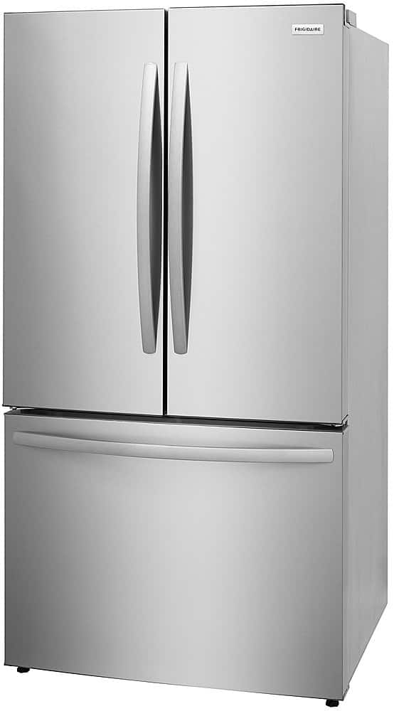 Angle. Frigidaire - Frigidaire 28.8 Cu. Ft. French Door Standard-Depth Refrigerator - Stainless Steel.