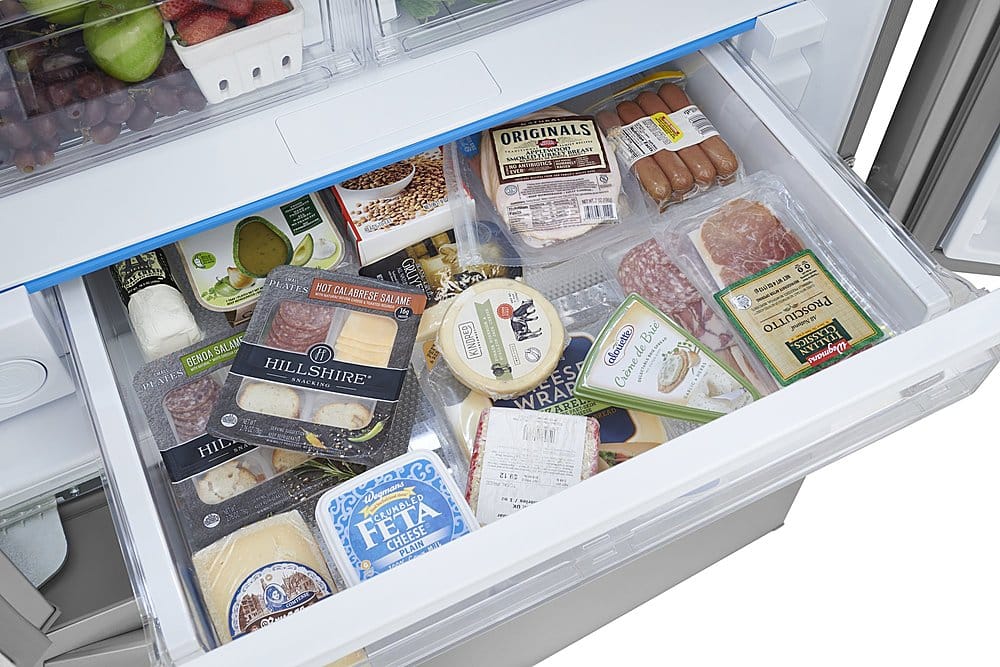 Alt View 11. Frigidaire - Frigidaire 28.8 Cu. Ft. French Door Standard-Depth Refrigerator - Stainless Steel.