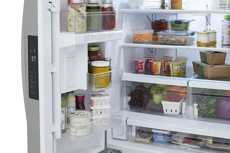 Alt View 12. Frigidaire - Frigidaire 28.8 Cu. Ft. French Door Standard-Depth Refrigerator - Stainless Steel.
