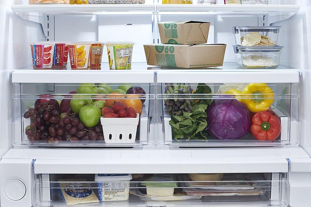 Alt View 5. Frigidaire - Frigidaire 28.8 Cu. Ft. French Door Standard-Depth Refrigerator - Stainless Steel.